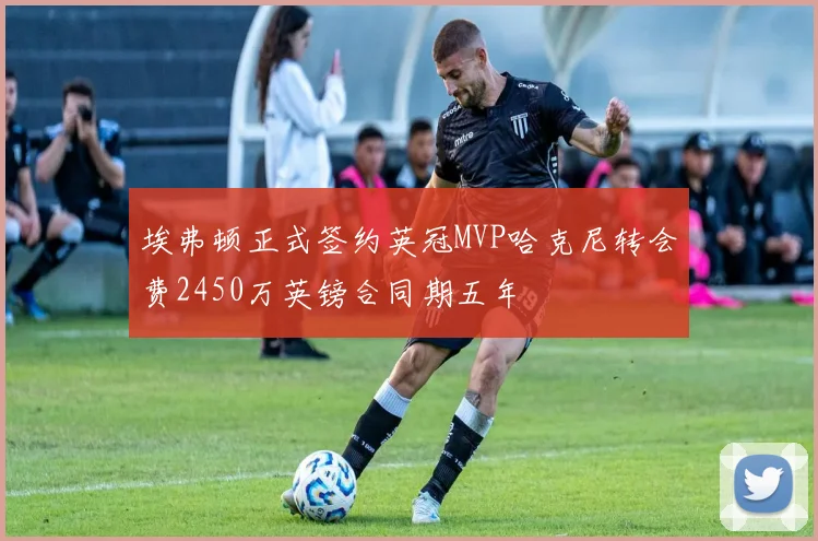 埃弗顿正式签约英冠MVP哈克尼转会费2450万英镑合同期五年